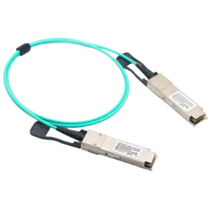MARCA BLANCA - Cable de conexión directa QSFP28 activo - Tasa de velocidad de datos de hasta 100Gbps - (QSFP28-100G-AOC-3M