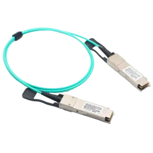 MARCA BLANCA - Cable de conexión directa QSFP28 activo - Tasa de velocidad de datos de hasta 100Gbps - (QSFP28-100G-AOC-5M