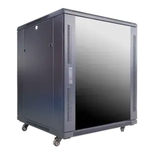 MARCA BLANCA - Armario rack para cualquier equipo de red - Capacidad para instalar dispositivos de hasta (RACK-18UFN-8D8W)