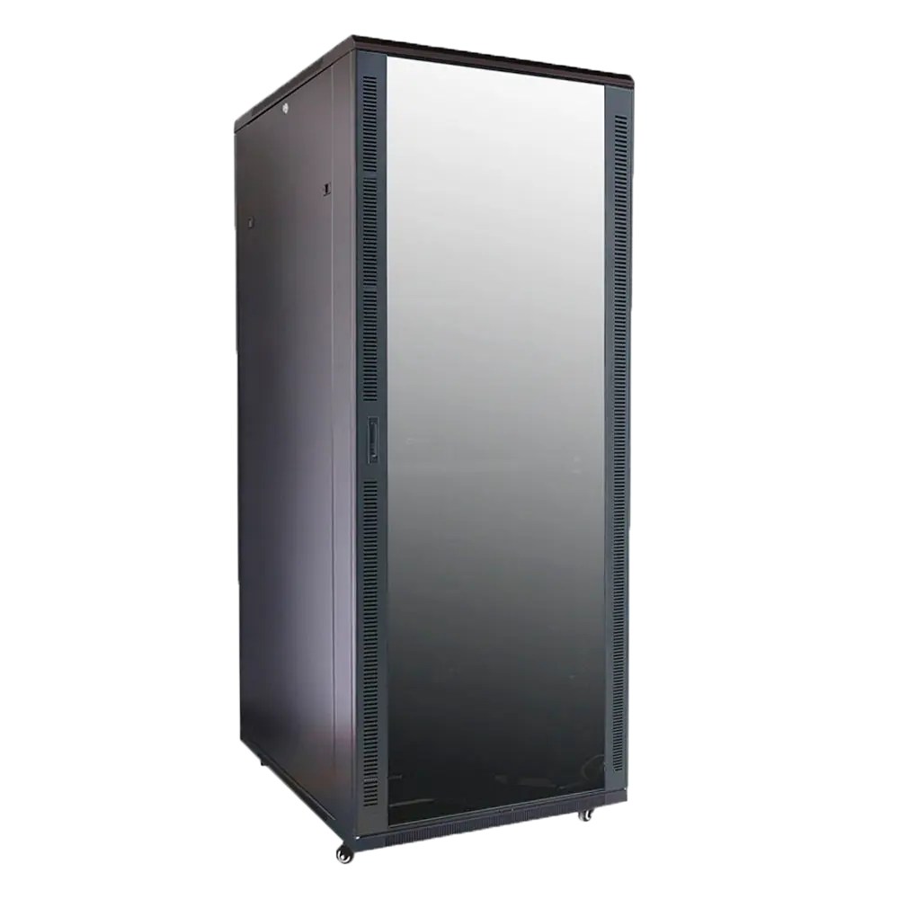 MARCA BLANCA - Armario rack para cualquier equipo de red - Capacidad para instalar dispositivos de hasta (RACK-42U-10D)