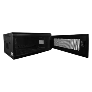 MARCA BLANCA - Armario rack para cualquier equipo de red - Capacidad para instalar equipos de hasta 4U - (RACK-4U-MESH)