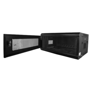 MARCA BLANCA - Armario rack para cualquier equipo de red - Capacidad para instalar equipos de hasta 6U - (RACK-6U-MESH)
