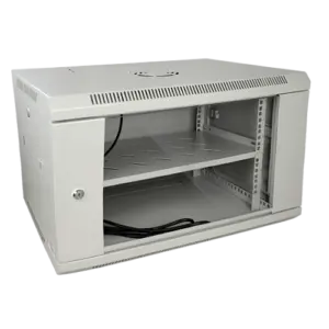 MARCA BLANCA - Armario rack para cualquier equipo de red - Capacidad para instalar equipos de hasta 6U - (RACK-6UG)