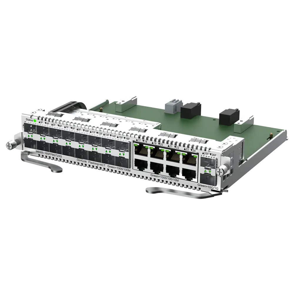 REYEE - Ruijie Reyee Tarjeta de expansión mixta para chasis - Alta densidad SFP con 16 ranuras 1GE (RG-M6000-16SFP8GT2XS)