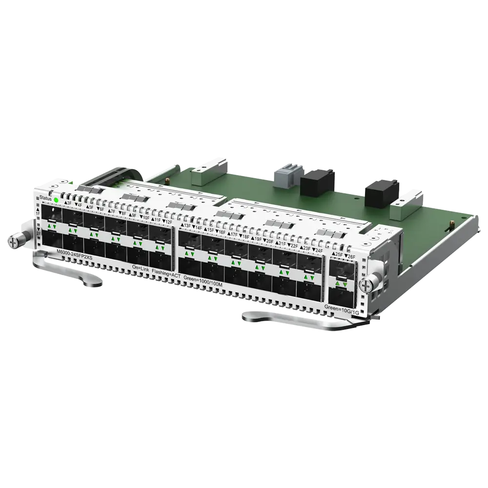 REYEE - Ruijie Reyee Tarjeta óptica pura para chasis L3 - Alta densidad óptica con 24 ranuras 1GE (RG-M6000-24SFP2XS)