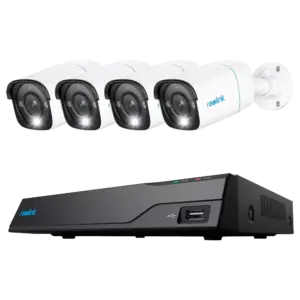 REOLINK - Reolink Kit NVR PoE + 4 camaras 5MP PoE 2TB - 5MP (2880x1616) - Deteccion Humanos / (RL-NVS8-5MB4)