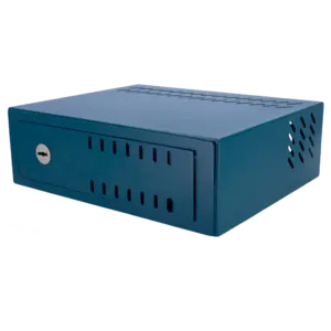 BLANCA - Caja fuerte para DVR - Específico para CCTV - Para DVR de 1U rack - Cerradura mecánica - (SAFETYBOX-DVR-15)