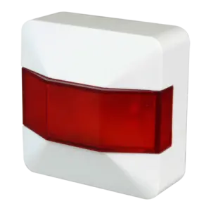 MARCA BLANCA - Maxfire - Piloto de indicación de acción con LED rojo - Especial para incendio - Plástico (SC01-LED)