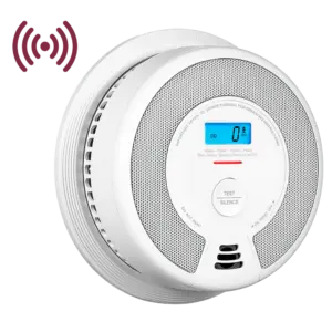 X-SENSE - Detector de CO y humo autónomo X-Sense - Permite conectar 24 detectores por RF 868MHz - (SC07-W)