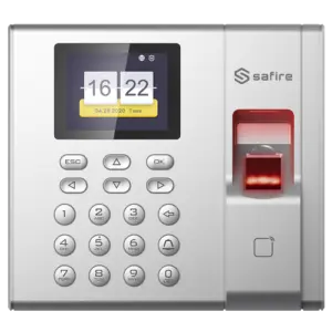 SAFIRE - Control de acceso y presencia - Huella, tarjeta EM y PIN - 1.000 usuarios | 100.000 (SF-AC3003KEMD-IP)