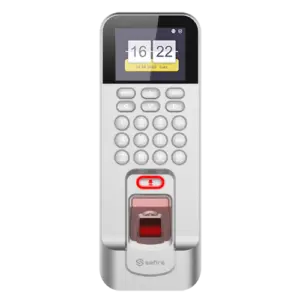 SAFIRE - Control de acceso y presencia - Huella, tarjeta EM y PIN - 3.000 usuarios | 100.000 (SF-AC3011KEMDS-IP)