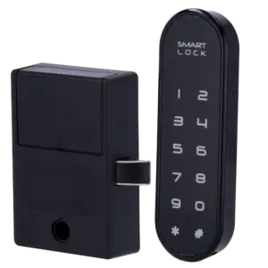 SAFIRE - Cerradura inteligente para taquillas - Identificación por contraseña - Alimentación 3 x AAA (SF-CABINETLOCK-K-PUB
