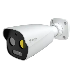 SAFIRE SMART - Cámara térmica Dual IP Bullet Safire Smart - Sensor térmico 256x192 VOx | Lente 7 mm - (SF-IPTB256A-7D5)