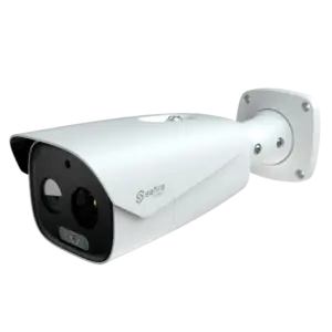 SAFIRE SMART - Cámara térmica Dual Bullet IP Safire Smart - Sensor térmico 12 μm 384x288 VOx | Lente 9 mm (SF-IPTB384A-9D5