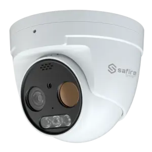 SAFIRE SMART - Cámara térmica Dual Turret IP Safire Smart - Sensor térmico 256x192 VOx | Lente 3.2 mm - (SF-IPTT256A-3D5)
