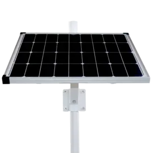 SAFIRE - Sistema de alimentación autónoma para CCTV - Panel solar de 80W - Batería Litio LiFePo4 (SF-SOLARKIT-AC-BATT-512W