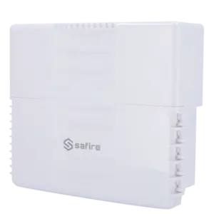 SAFIRE - Safire Switch Hi-PoE de Exterior - 8 puertos PoE + 2 SFP + 2 RJ45 - Velocidad de puertos (SF-SW1208HIPOE-GF-120-O