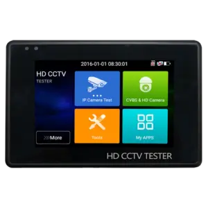 SAFIRE - Comprobador CCTV multifuncional de muñeca - Admite cámaras HDTVI, HDCVI, AHD, CVBS e IP - (SF-TESTER-ARM-5N1-4K)