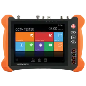 SAFIRE - Comprobador CCTV multifuncional - Admite cámaras HDTVI, HDCVI, AHD, CVBS e IP - Resolución (SF-TESTER8-5N1-4K)