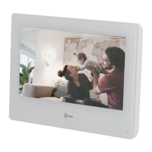 SAFIRE - Monitor para videoportero - Pantalla TFT 7" - Audio bidireccional - TCP/IP, WiFi y SIP (SF-VIDISP08-7WIP-A)