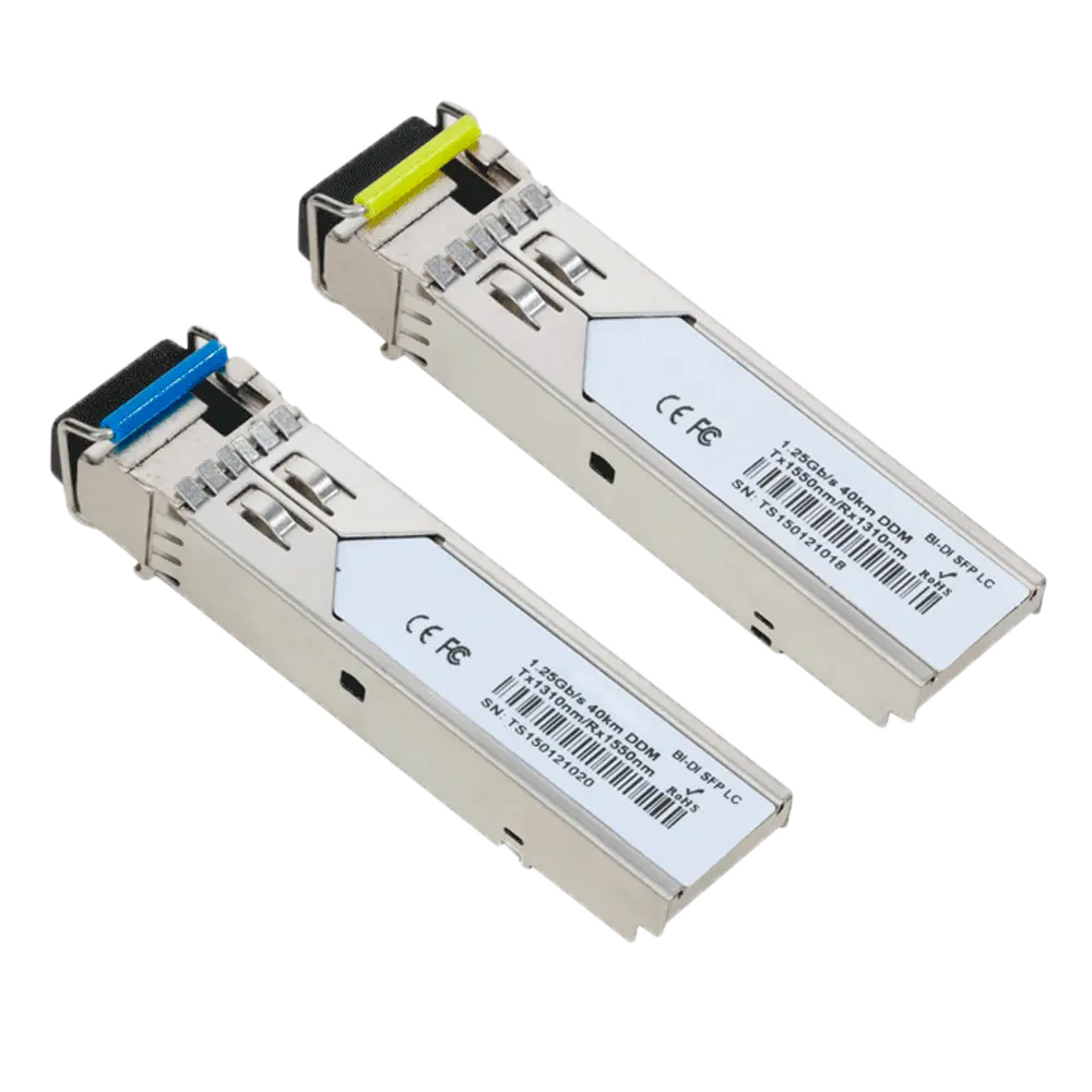 MARCA BLANCA - Kit de módulos transceptores SFP - Estándar de velocidad Ethernet 1000Base-EX - Conector de (SFP-TR1513EX-4