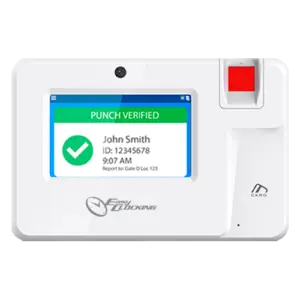 EASYCLOCKING - Control de presencia PoE - Huella, tarjeta EM y PIN - 1.000 usuarios | 1.000.000 registros (SK-T200)