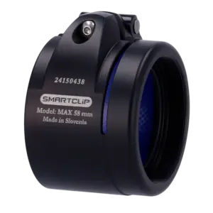 SMARTCLIP - Adaptador acoplable térmico clip-on - Rosca M52x0.75 - Tamaño 58 mm - Aluminio - Negro (SMARTCLIP-HUNT-ADAPTER58)