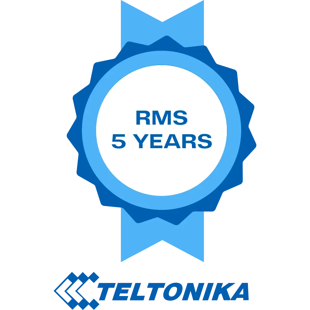 TELTONIKA - Licencias Plataforma Teltonika RMS - Pack de 5 años de Licencia - Monitorización remota (TK-RMS-5Y)
