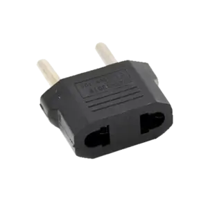 MARCA BLANCA - Adaptador - Enchufe Tipo A (USA) a Enchufe Tipo F (EU) - Voltaje 250V AC - Corriente (USA-EU-ADAPTER-B)