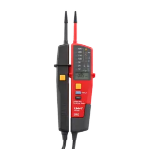UNI-T - Detector de voltaje AC/DC - Display LED - Modo de alto y bajo voltaje hasta 690 V - Aviso (UT18C)