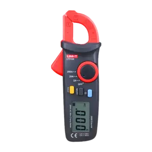 UNI-T - Mini pinza amperimétrica - Pantalla LED de hasta 2000 cuentas - Medición AC hasta 200A - (UT210A)