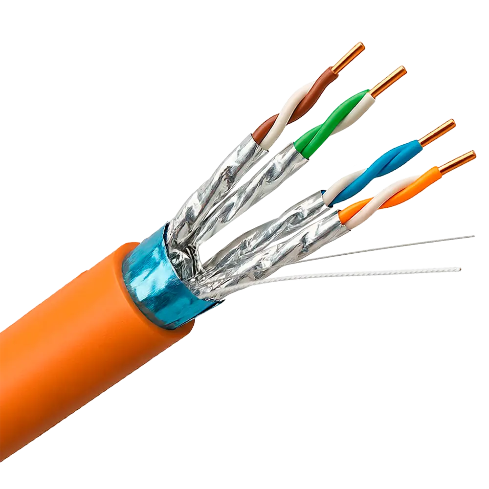UNIVIEW - Uniview cable F/FTP categoría 6A - Conductor OFC,100% cobre - Diámetro 23 AWG-0,57mm - (UV-F/FTP6A-500-BC23AWG-D