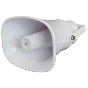 UNIVIEW - Bocina a compresión Uniview 15 W - Soporta transmisión con NVR Uniview - Almacenamiento (UV-IPS302015-S)