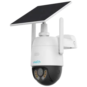 UNIARCH - Cámara Domo IP - Gama Uniarch  - 3 MP | Lente 4 mm | microSD 512 GB - Luz blanca 30 m | IR (UV-UHO-P2G-M3F4D-EU)