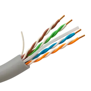 UNIVIEW - Uniview cable UTP categoría 6 - Conductor OFC,100% cobre - Diámetro 24 AWG-0,50mm - (UV-UTP6-300-BC24AWG-DCA-B-W