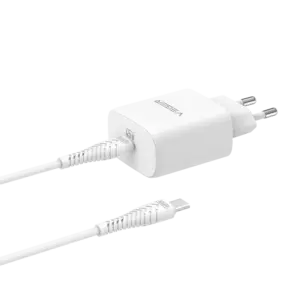 VEGER - VEGER - Cargador de pared - Carga rápida 45W |  Con tecnología GaN - Salidas USB-C - Cable (VG-TR101-Kit-45W1C)