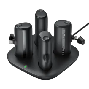 VEGER - VEGER 4 power banks con base de carga - Capacidad 5000mAh / Power bank - Entradas POGO Pin, (VG-W007)