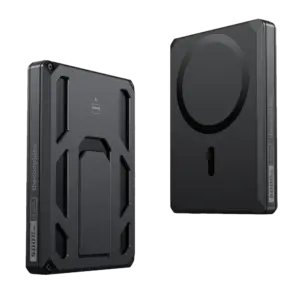 VEGER - Power Bank con wallet magnético - Capacidad 5000mAh - Entrada USB-C - Salidas USB-C  e (VG-W0582)
