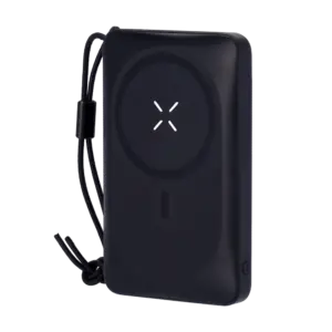 VEGER - VEGER Power bank magnética e inalámbrica - Capacidad 10000mAh - Entradas USB-C, Lightning - (VG-W1151-B)