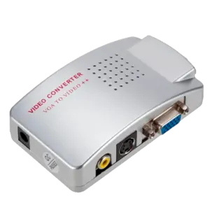 MARCA BLANCA - Adaptador de vídeo - Entradas: VGA - Salida: VGA, S-VIDEO y Vídeo RCA - Múltiples (VGA-VIDEO-CONVERTER)