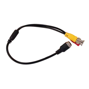 MARCA BLANCA - Cable M12M a BNC + DC - Cable de conversión para cámaras streamax - Compatible streamax - (VW-CABLE-M12-BNC