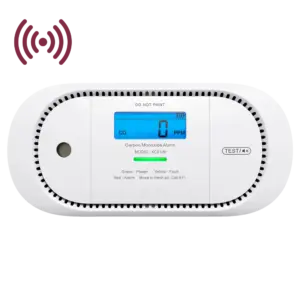X-SENSE - Detector de CO autónomo X-Sense - Conexión con HUB SBS50 para comunicación por APP - (XC01-M)