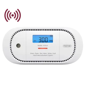 X-SENSE - Detector de CO autónomo X-Sense - Permite conectar 24 detectores por RF 868MHz - Duración (XC01-WR)