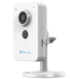 X-SECURITY - Cámara Cubo IP X-Security  - 4 Megapixel (2560x1440) - Lente 2.8 mm | Detección de humano y (XS-IPC4K-4EW-PIR