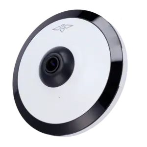 X-SECURITY - Cámara Fisheye 5 Mpx Serie Ultra - 1/2.7” Progressive Scan CMOS - Lente 1.4 mm / LEDs (XS-IPD360A-5U-AI)