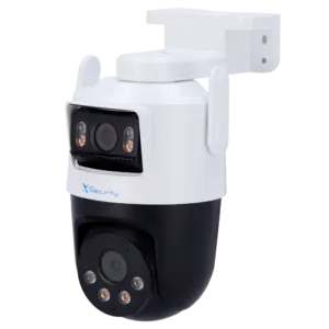X-SECURITY - X-Security IP tándem Wi-Fi - Doble Lente (Panorámica 5Mpx + PT 5Mpx) - Lente PT 6 mm | (XS-IPP5D-5EW-DL-TANDE