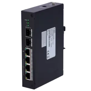 X-SECURITY - X-Security Industrial L2 Managed Switch - 6 Puertos Totales (4 PoE / 2 Uplinks 1G SFP) - (XS-SW0604HIPOE-MF-1