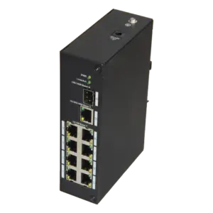 X-SECURITY - X-Security - Switch Industrial - 8 puertos RJ45 + 1 Uplink GIGA + 1 SFP - Velocidad 10/100 (XS-SW09-C-DIN)