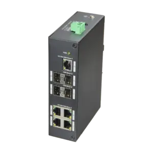 X-SECURITY - Switch X-Security - 5 Puertos RJ-45 - 4 Puertos SFP Gigabit - Velocidad 10/100/1000 Mbps - (XS-SW09-GF-DIN)