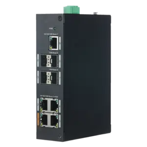 X-SECURITY - Switch PoE - 4 puertos PoE+ RJ45 + 1 Puerto RJ-45 - 4 Puertos SFP Gigabit - Velocidad (XS-SW0904HIPOE-GF-96)